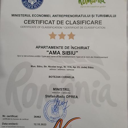 Apartament Ama Sibiu Eksteriør bilde
